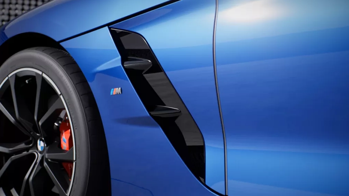 BMW Z4, vue portière et jante