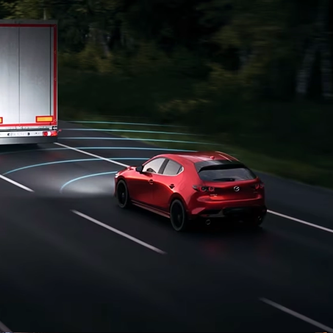 Écran tactile du système multimédia Mazda 3 Berline